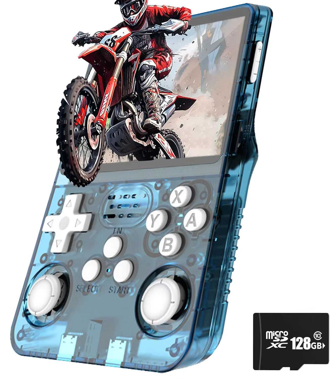 R36S Ultimate Game Console – Handheld ArkOS 2.0 System, 3.5” Portable Player with 64GB/128GB & 20,000+ Classic Games