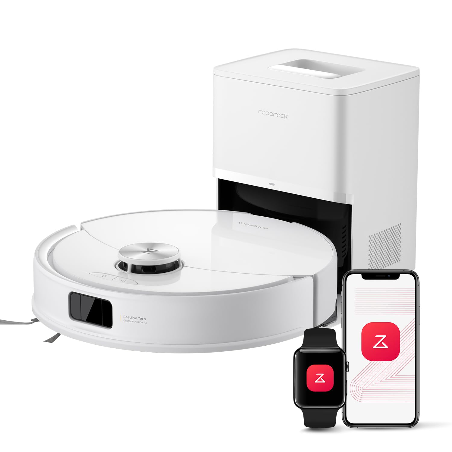 roborock Q7 L5 Robot Vacuum and Mop Combo, 8,000Pa Suction, Upgraded from Q5 Pro, Dual Anti-Tangle System, LiDAR Navigation, Multi-Level Mapping, Self-Charging Robotic Vacuum Cleaner, Black