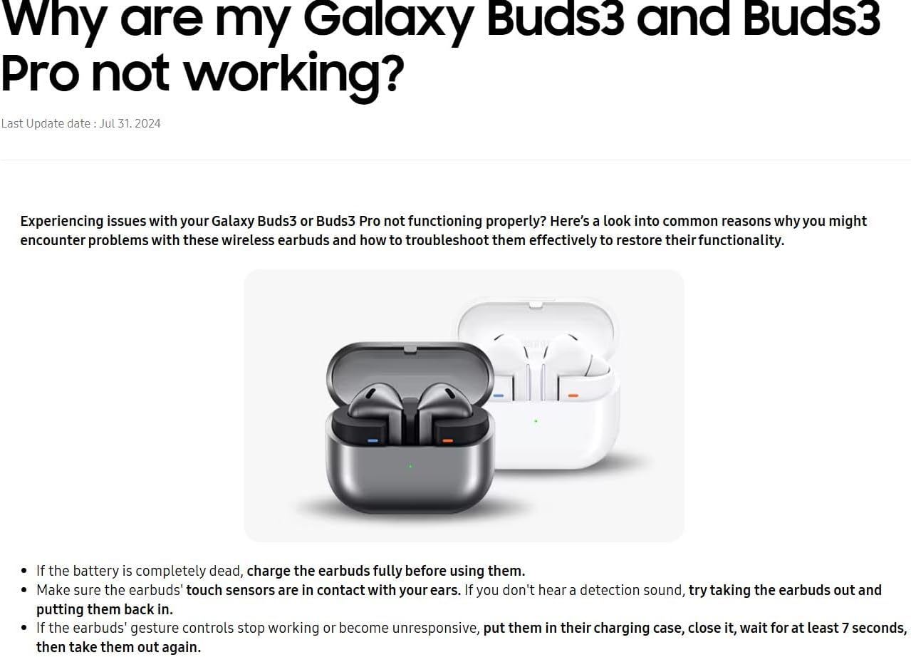 Samsung Galaxy Buds 3 Pro AI True Wireless Bluetooth Earbuds, Noise Cancelling, Sound Optimization, Redesigned Comfort Fit, Silver [US Version, Amazon Exclusive, 2Yr Warranty]