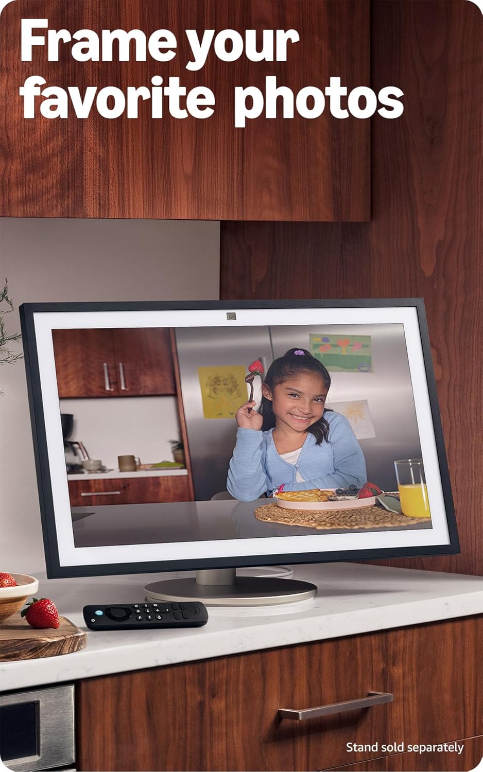 Amazon Echo Show 15 (newest model), Full HD 15.6" kitchen hub for home organization, with built-in Fire TV and Alexa+ Early Access