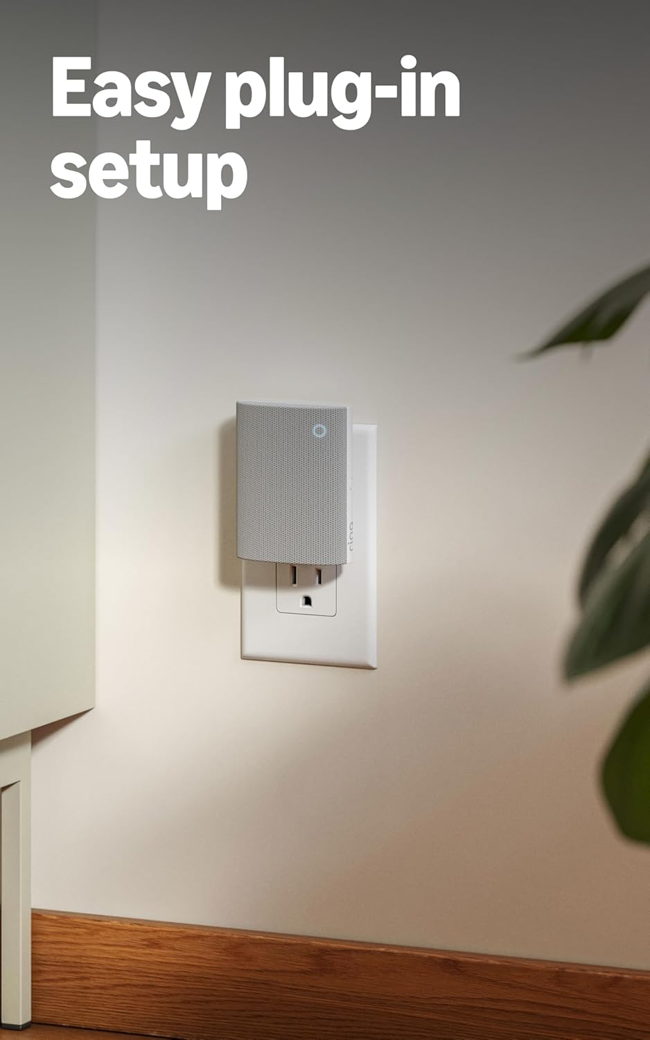Ring Chime (Newest Model) — Enhanced audio for real-time alerts you can hear from anywhere, easy plug-in setup, simple wifi & Bluetooth connectivity, sleek design, White