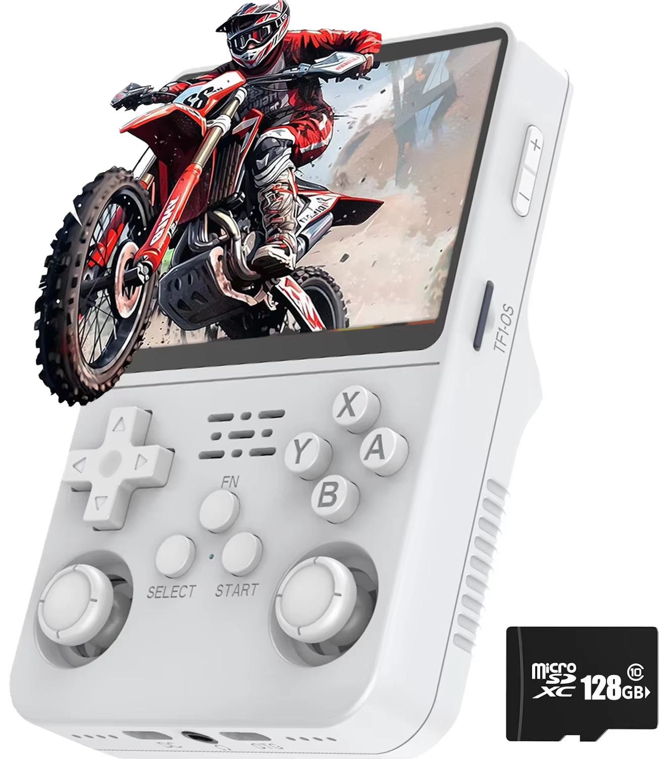 R36S Ultimate Game Console – Handheld ArkOS 2.0 System, 3.5” Portable Player with 64GB/128GB & 20,000+ Classic Games